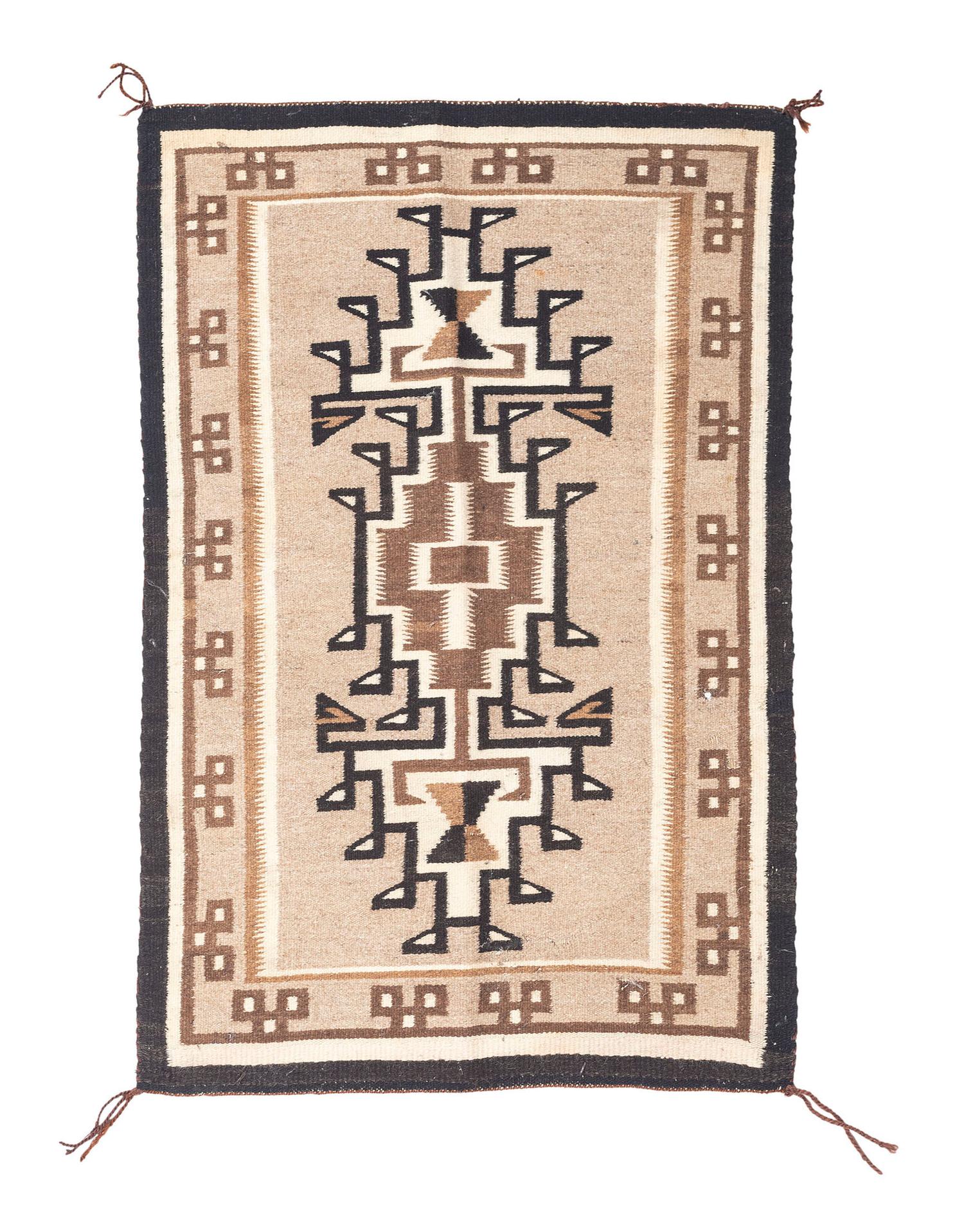 Navajo Two Grey Hills Weaving / Rug