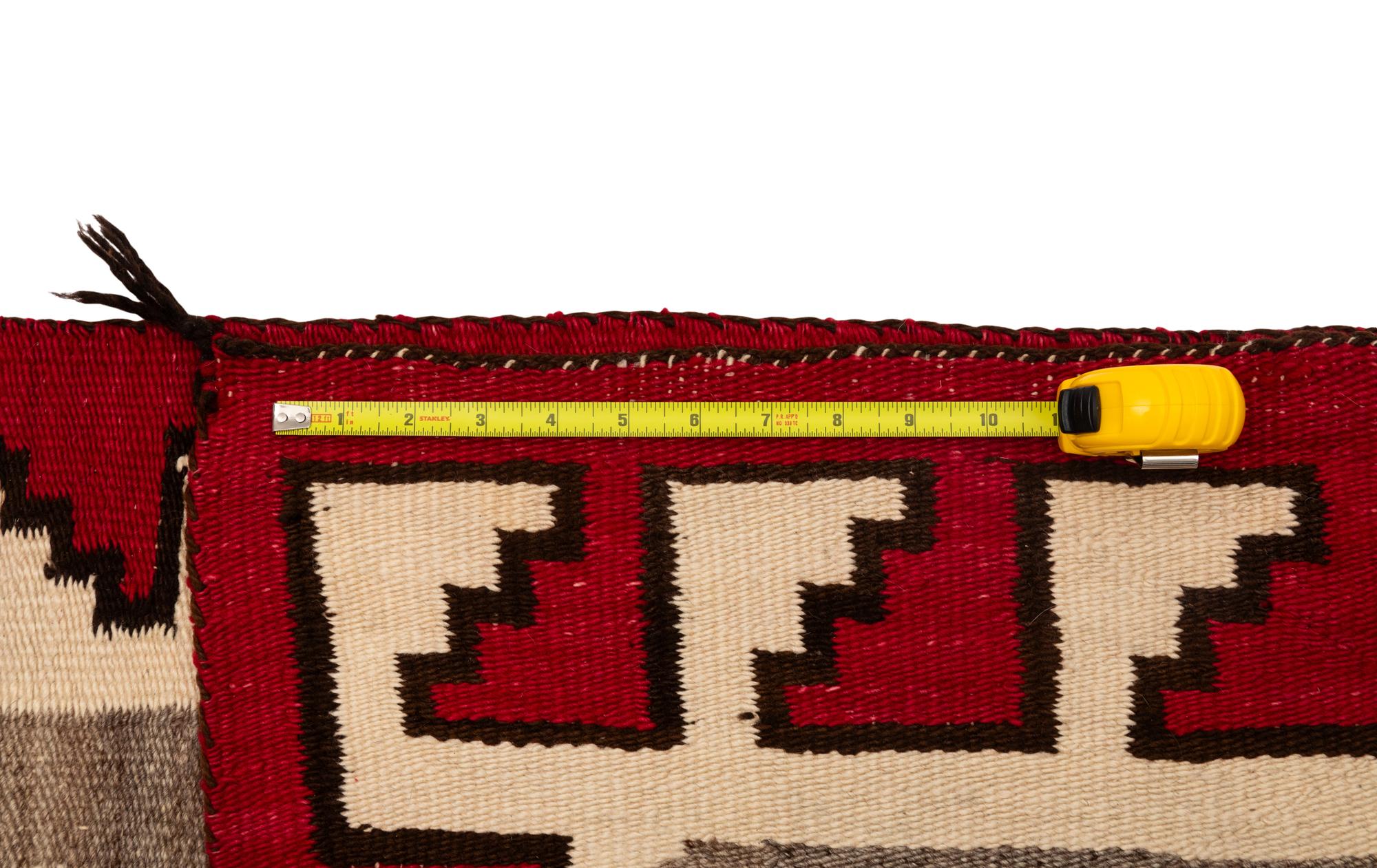 Navajo Western Reservation Double Saddle Blanket / Rug