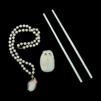 Three Chinese Carved Jade Articles