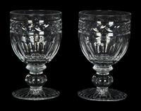 A Set of Nine Waterford Marquis Glasses with Six Others