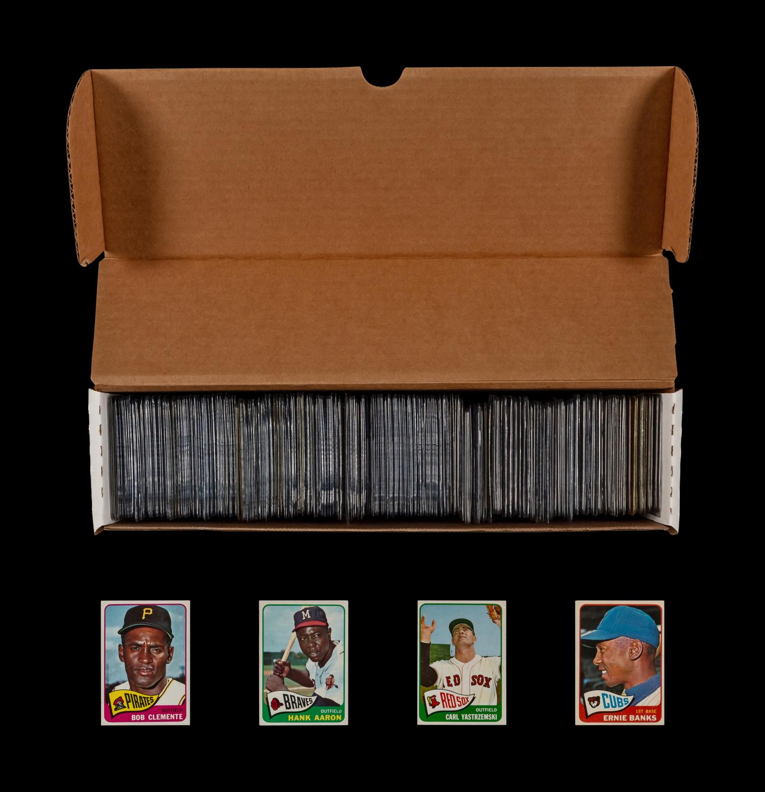 A Partial Set of 1965 Topps Baseball Cards (386/598)