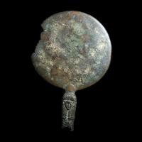 An Egyptian Bronze Mirror