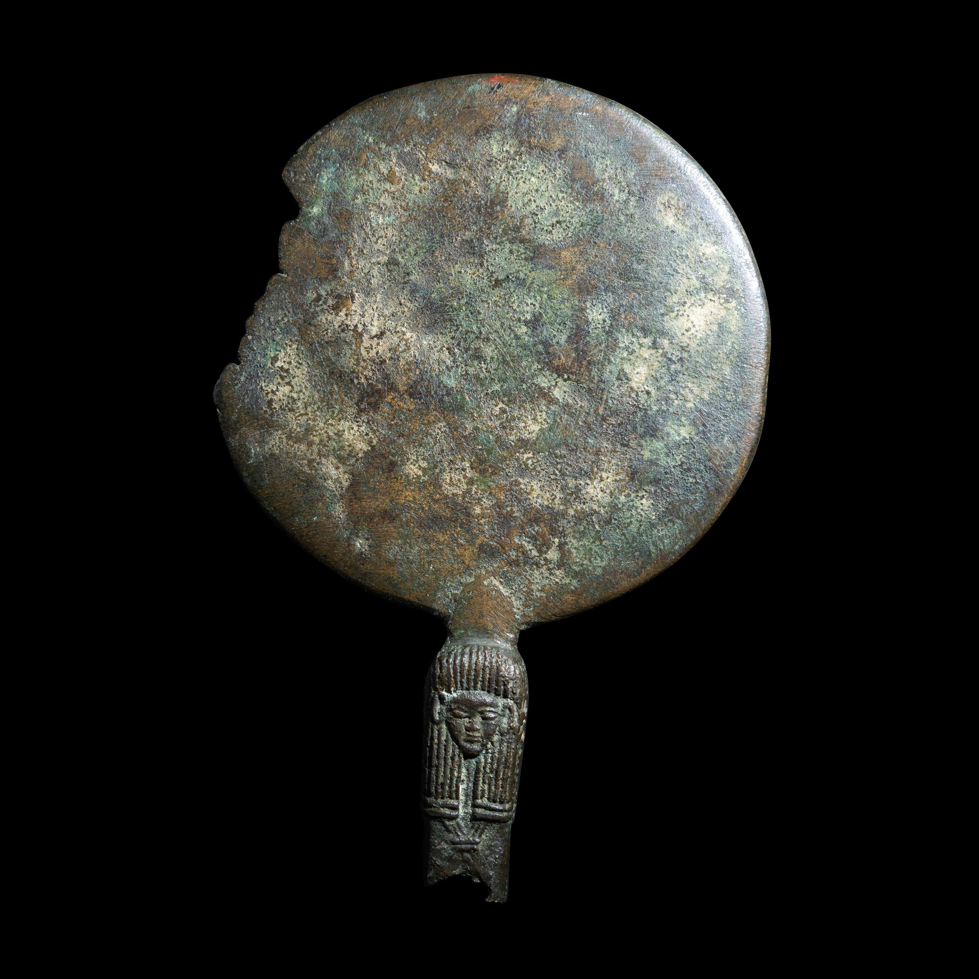 An Egyptian Bronze Mirror