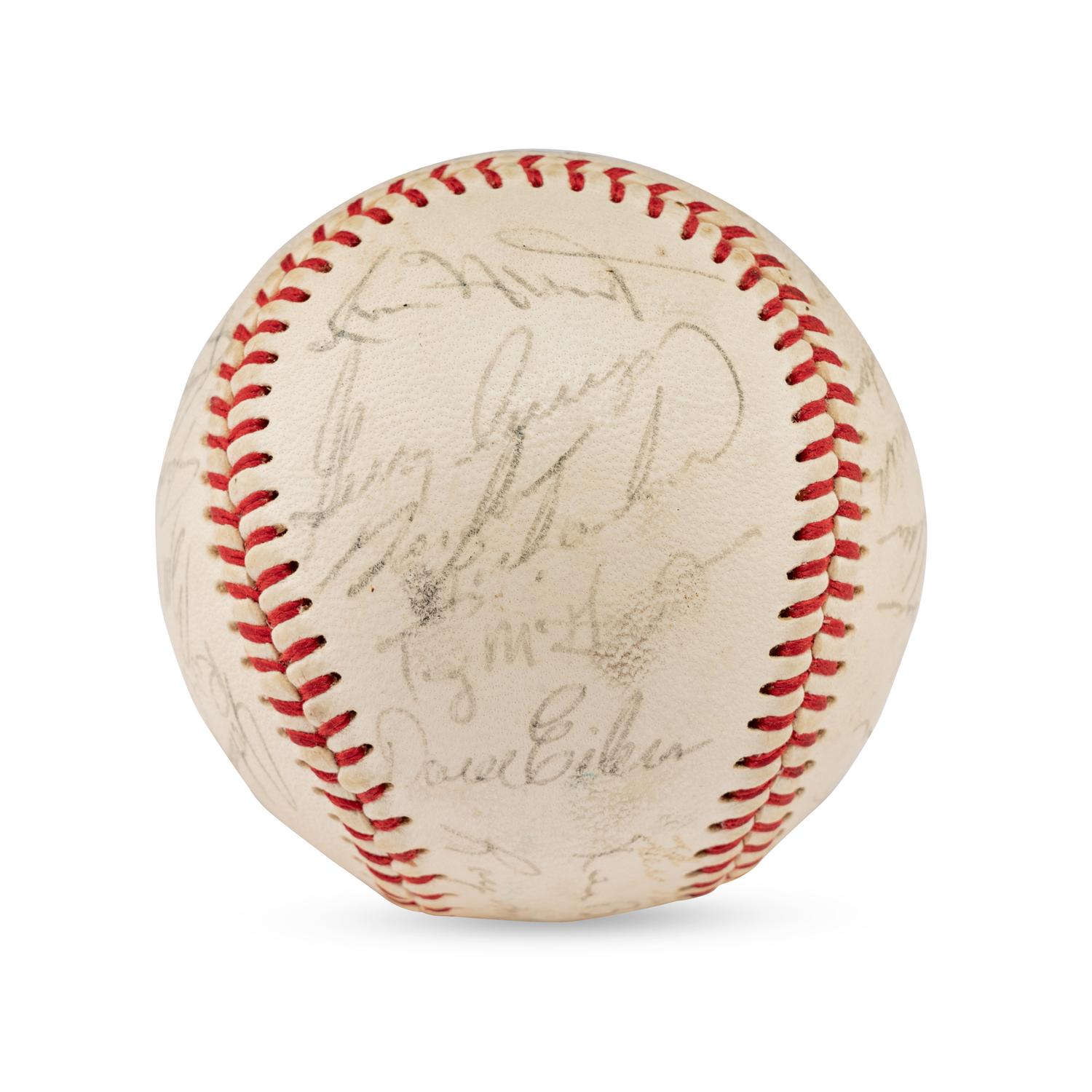 A 1966 New York Mets Team Signed Autograph Baseball