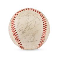 A 1966 New York Mets Team Signed Autograph Baseball