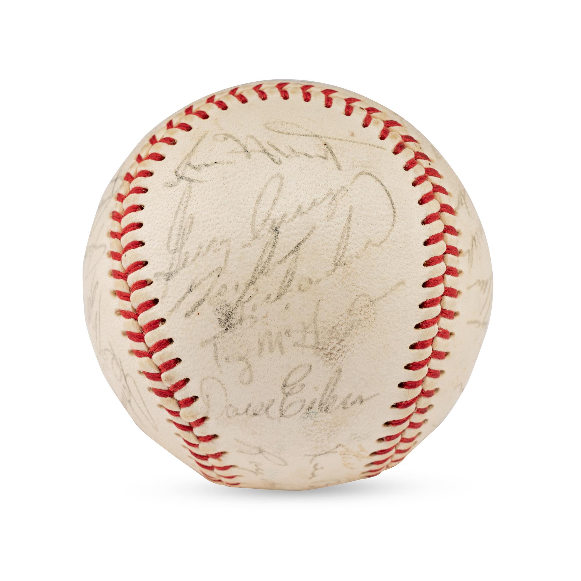 A 1966 New York Mets Team Signed Autograph Baseball