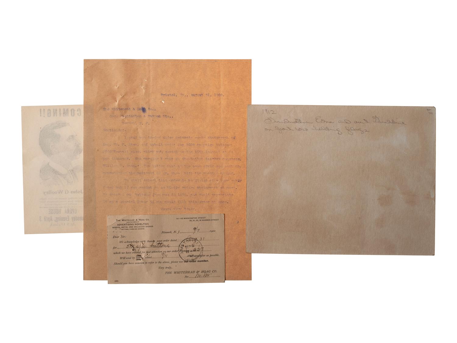 [POLITICS]. A diverse group of 19th-century ephemera, incl. politics, agriculture, and commerce.