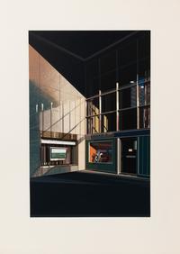 Richard Estes, (American, b. 1932), 4 1/2% Interest, 1979