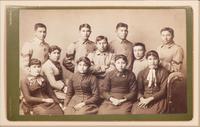 CHOATE, John N. (1848-1902), photographer. 3 boudoir cards featuring groups of students at Carlisle Indian School. Carlisle, PA, ca 1880s.