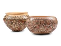 Polychrome Pottery Jars