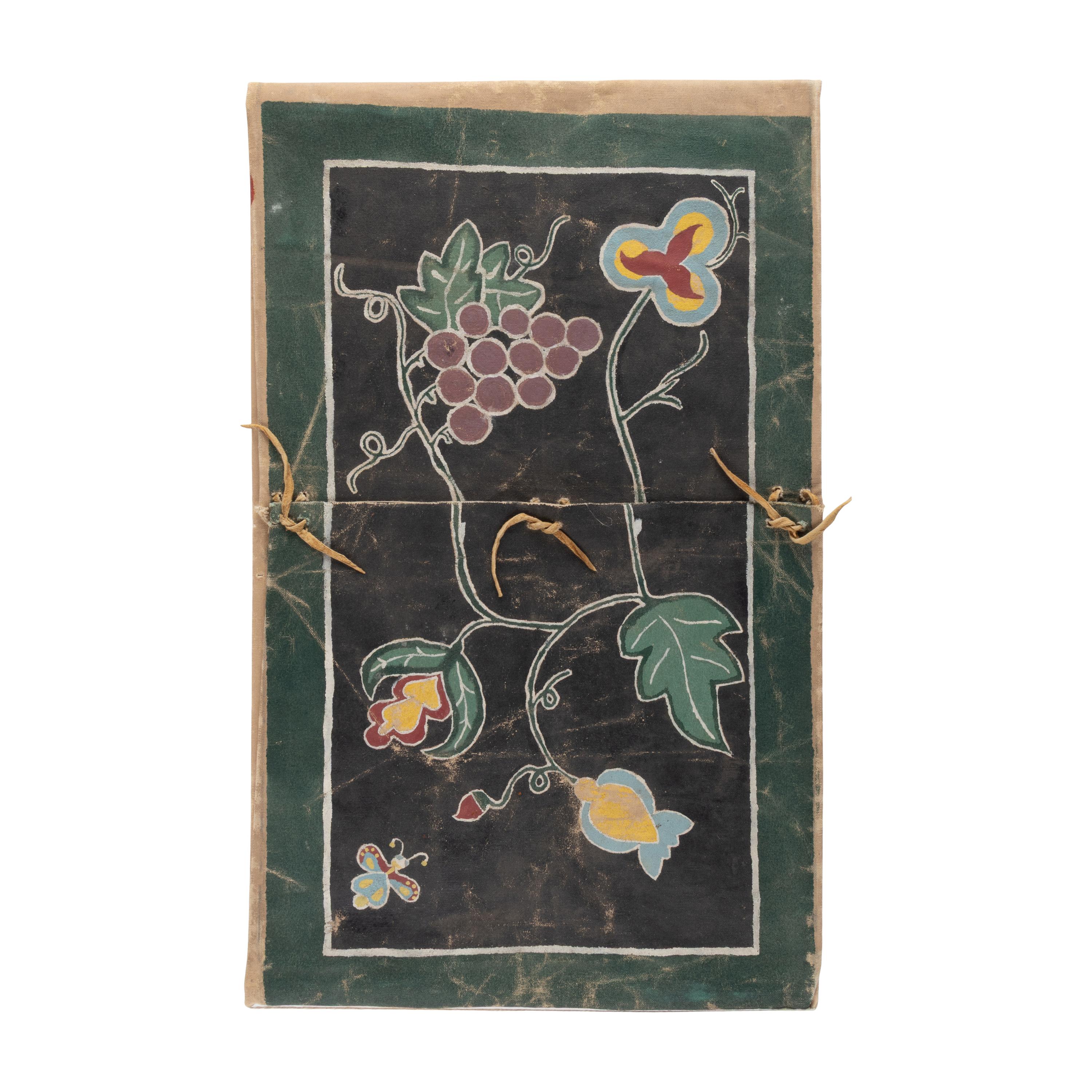 Anishinaabe Painted Faux Parfleche Envelope