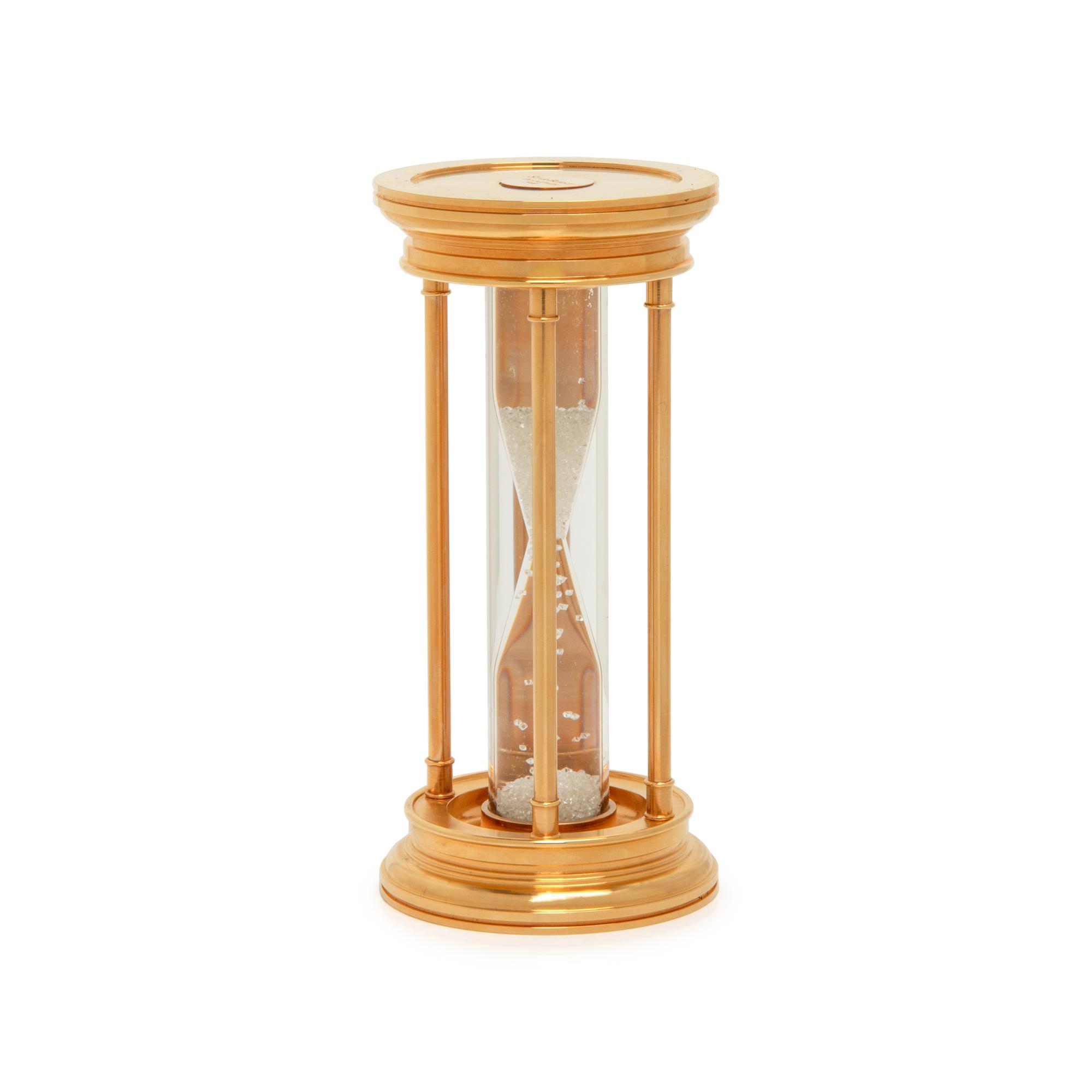 DEBEERS, YELLOW GOLD AND DIAMOND HOURGLASS