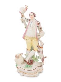 Two English Porcelain Figures of Matrimony and Freedom