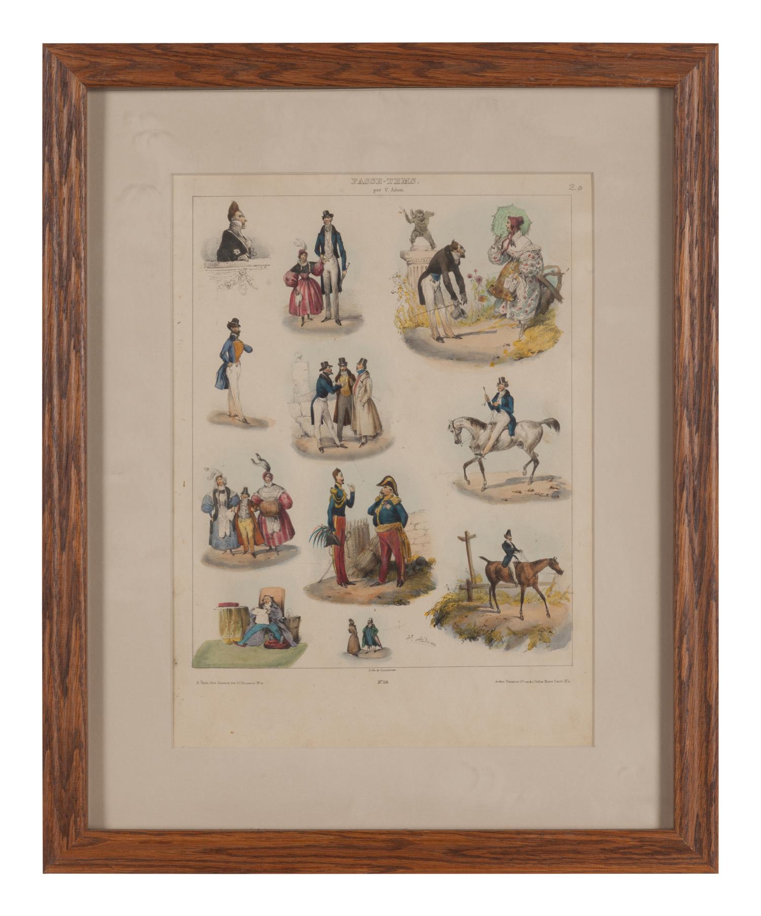 Seventeen French Lithographs