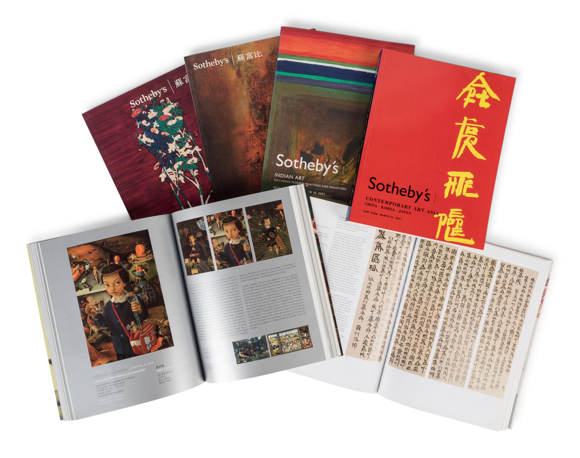 [MODERN & CONTEMPORARY ASIAN ART] A group of auction catalogues on modern and contemporary Asian art