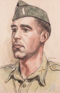 Francois-Xavier Josse, (American, 20th century), Portrait of a Lieutenant in German Army