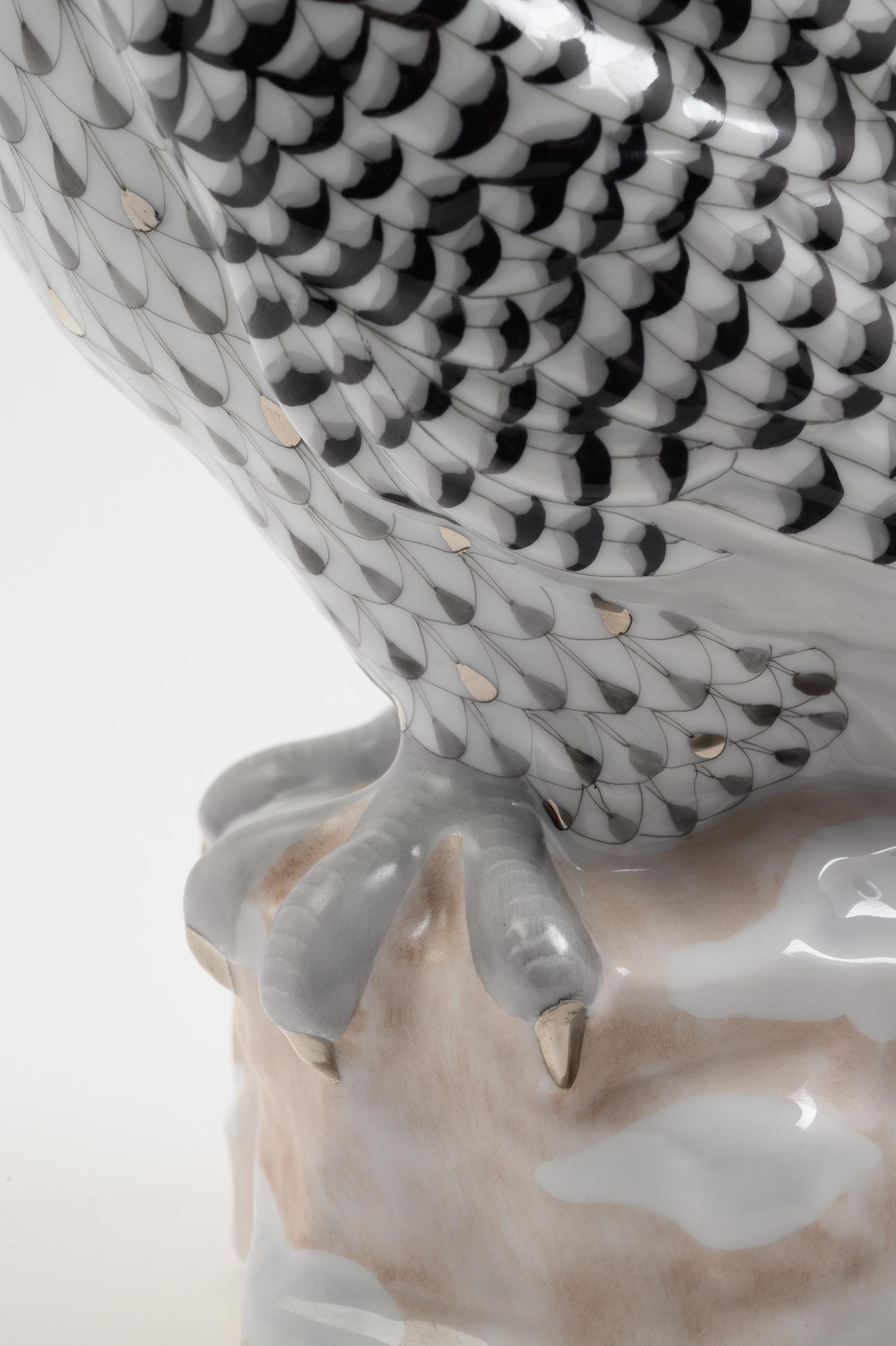 A Herend Porcelain Owl