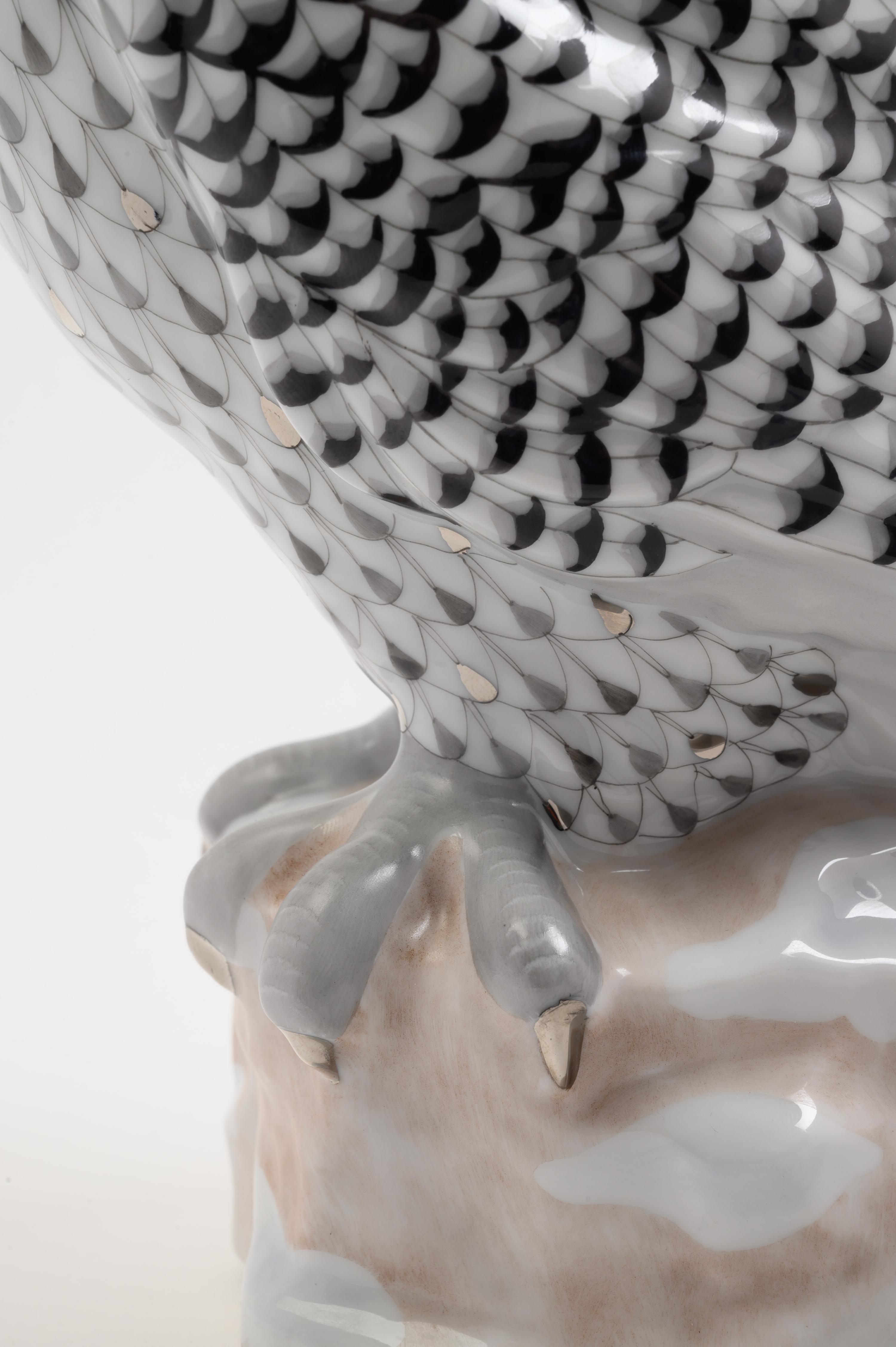 A Herend Porcelain Owl