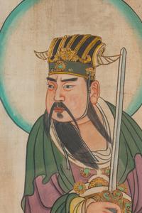 Two Chinese Ink and Color Paintings
