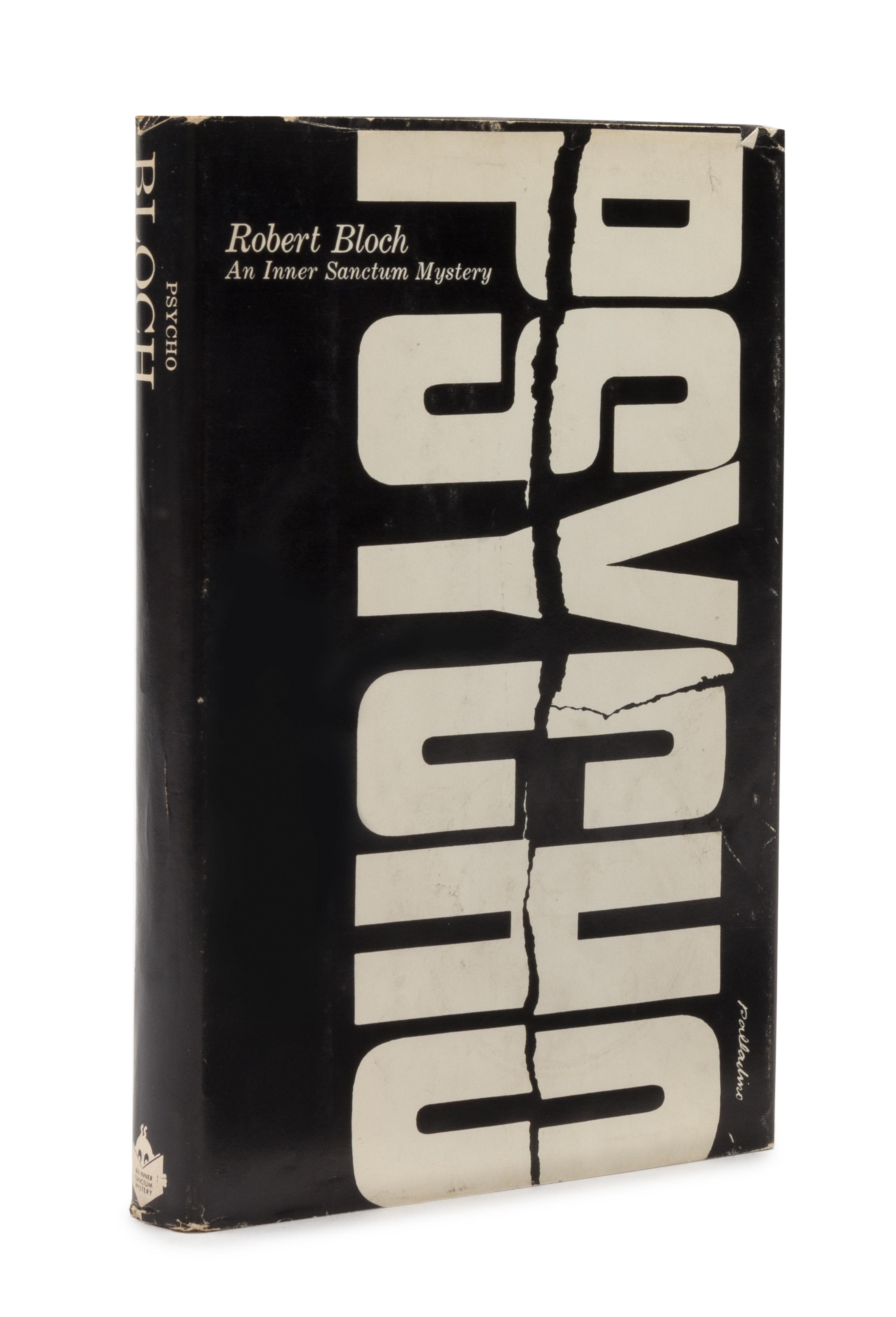 BLOCH, ROBERT (1917-1994). Psycho. New York: Simon and Schuster, 1959. FIRST EDITION.