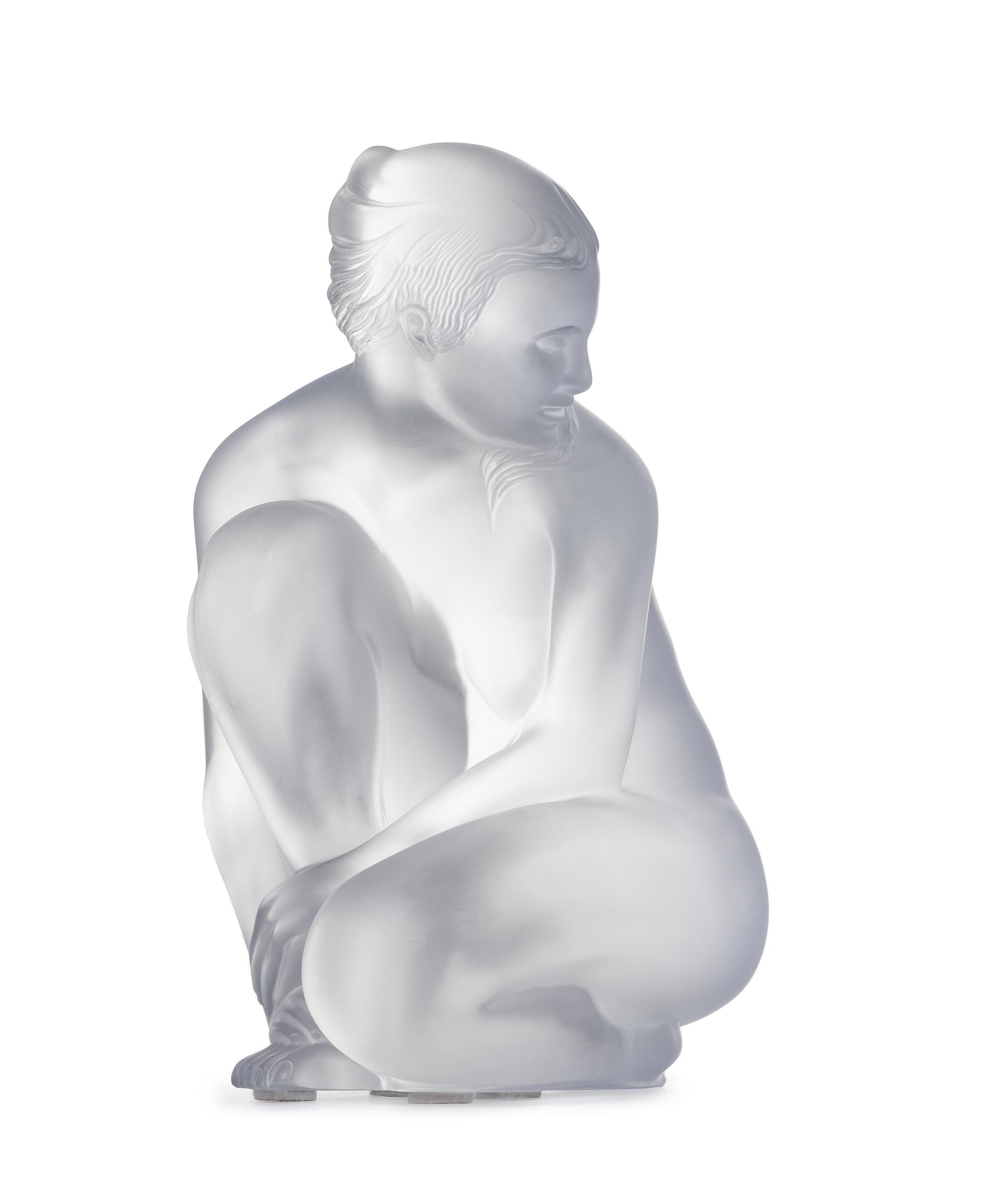 Lalique, a limited edition molded and frosted glass Grand Nue Venus figure, numbered 18/99