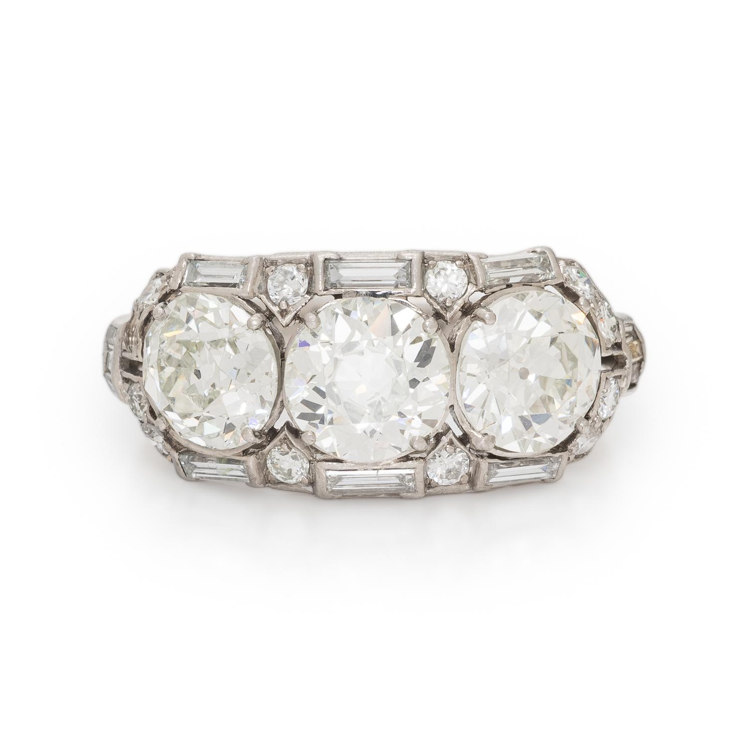 Three Stone Diamond Ring