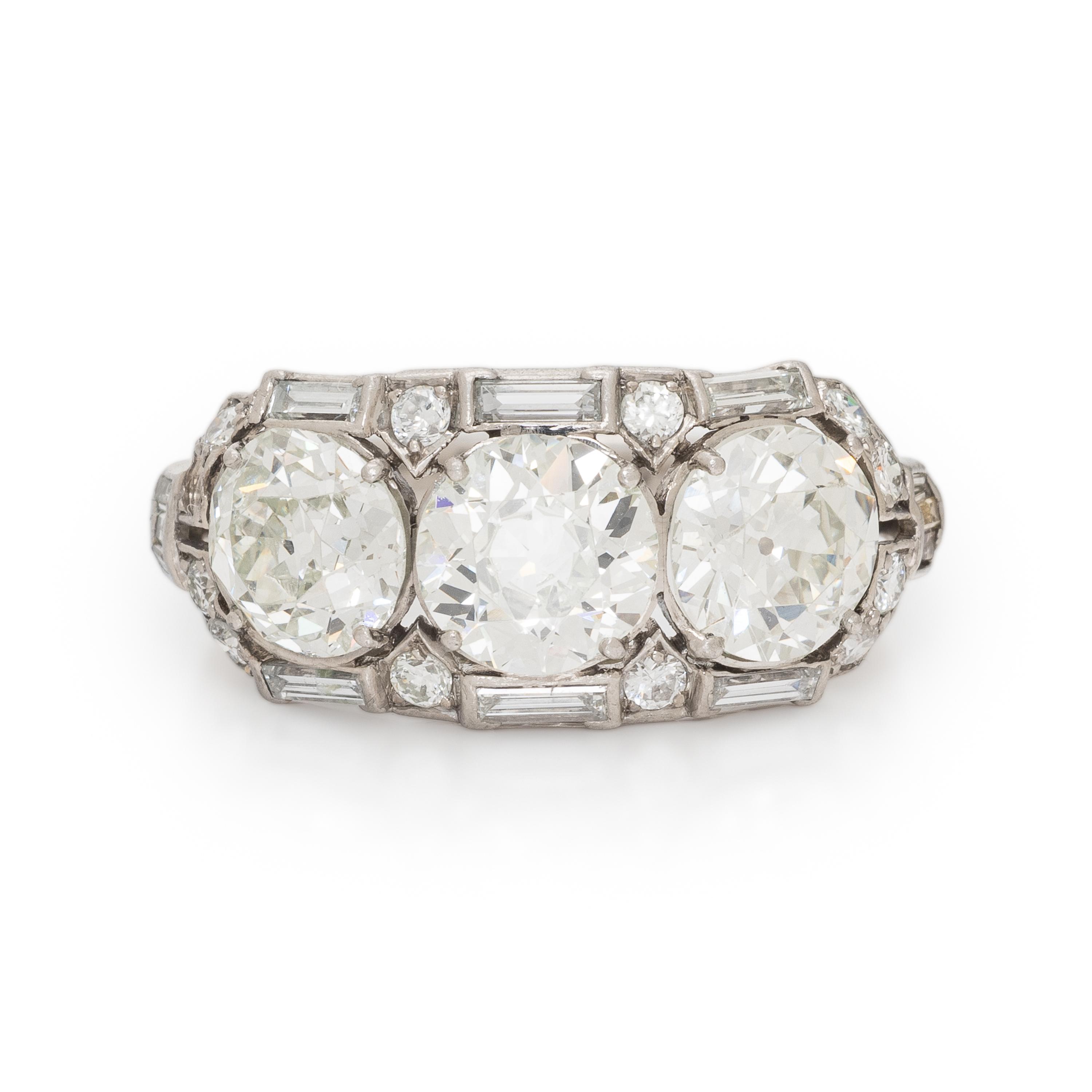 Three Stone Diamond Ring