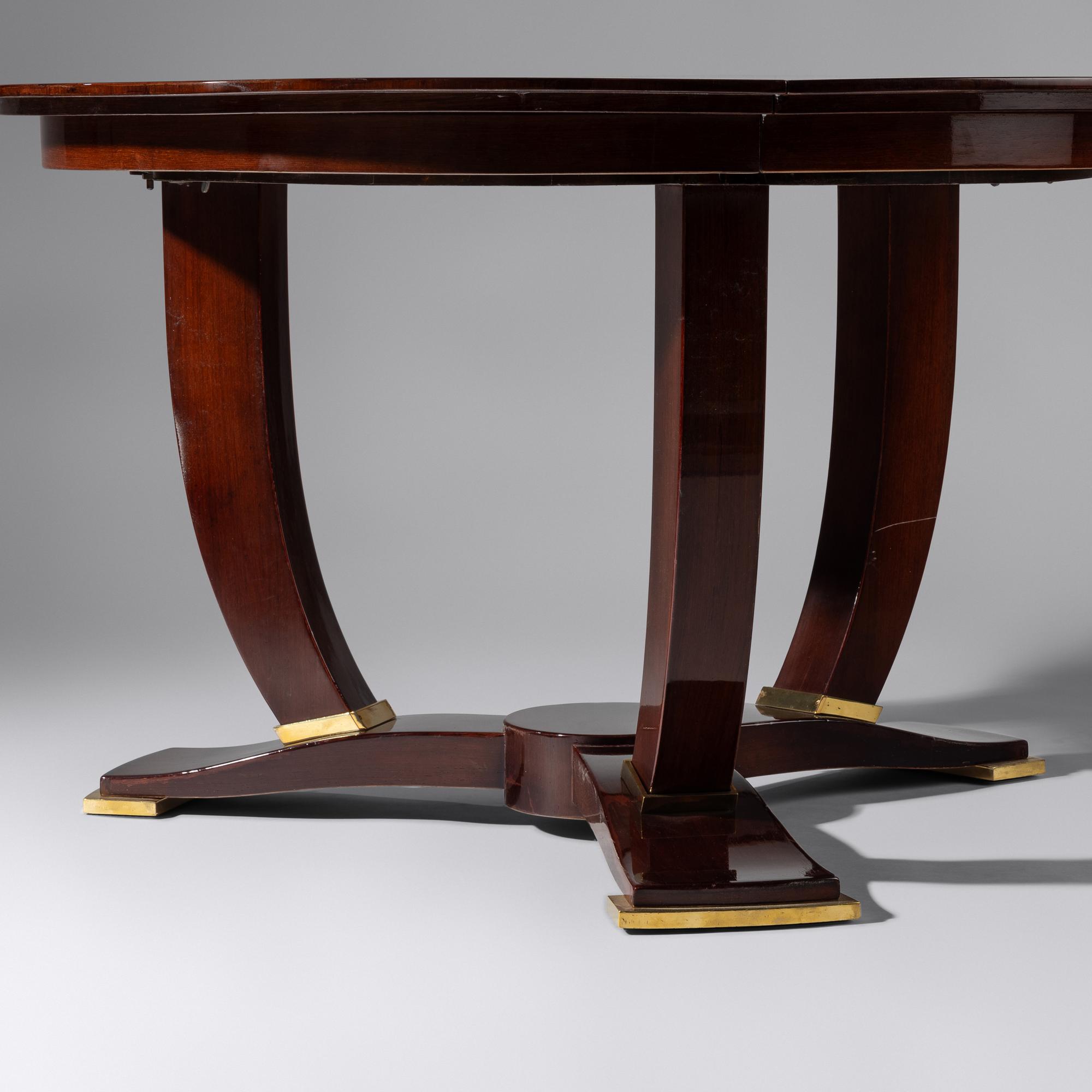 Dining table with leaf, c. 1930