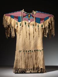 Plateau Girl's Beaded Hide Dress
