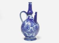 A Wedgwood Harry Barnard Persian Style Ewer, UK, late 19th century