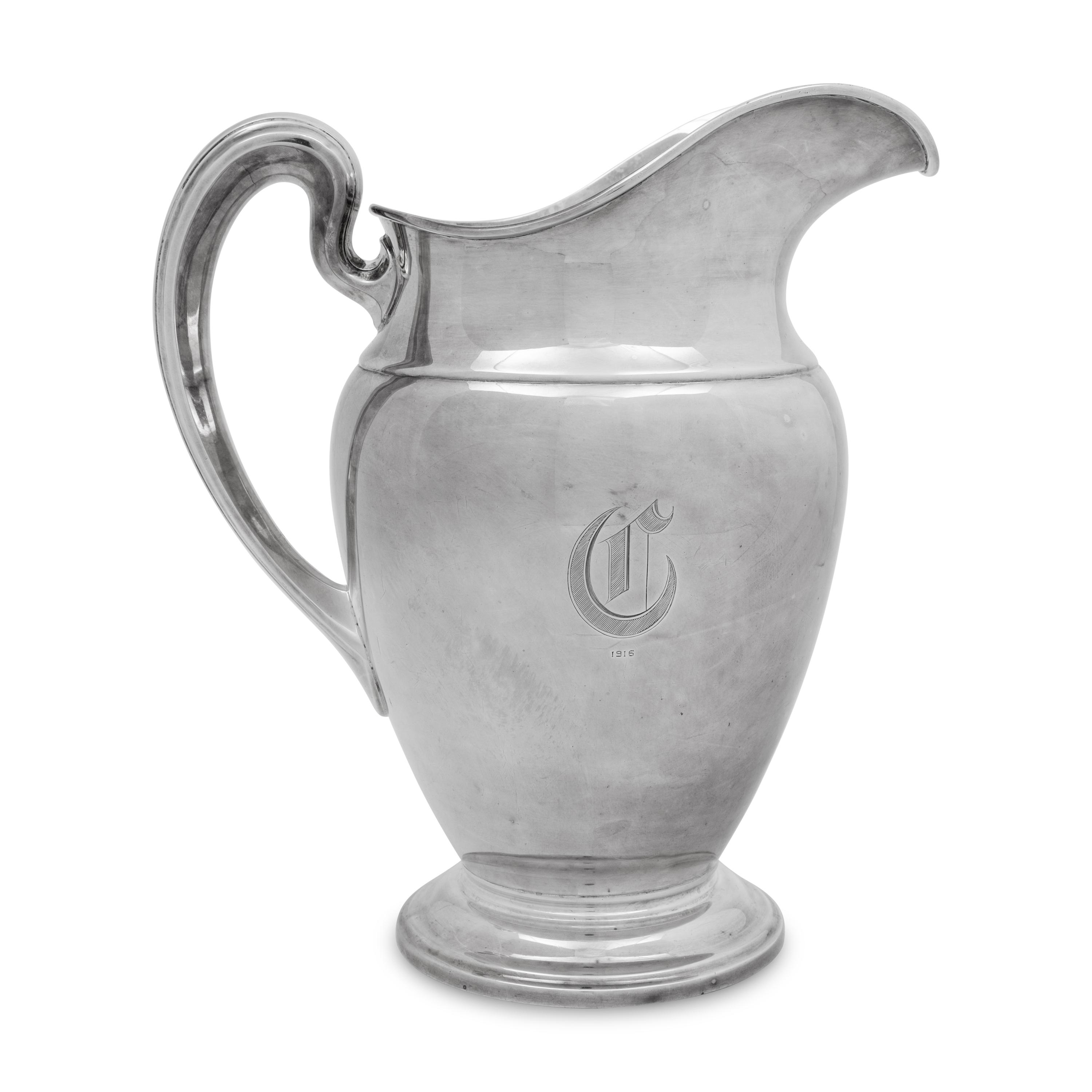 An American Silver Water Pitcher