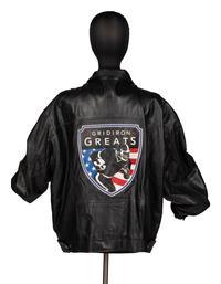 Mike Ditka's Personally Owned and Worn Gridiron Greats Leather Jacket