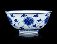 A Chinese Blue and White 'Lotus' Porcelain Bowl