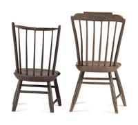Two Painted Child's Chairs