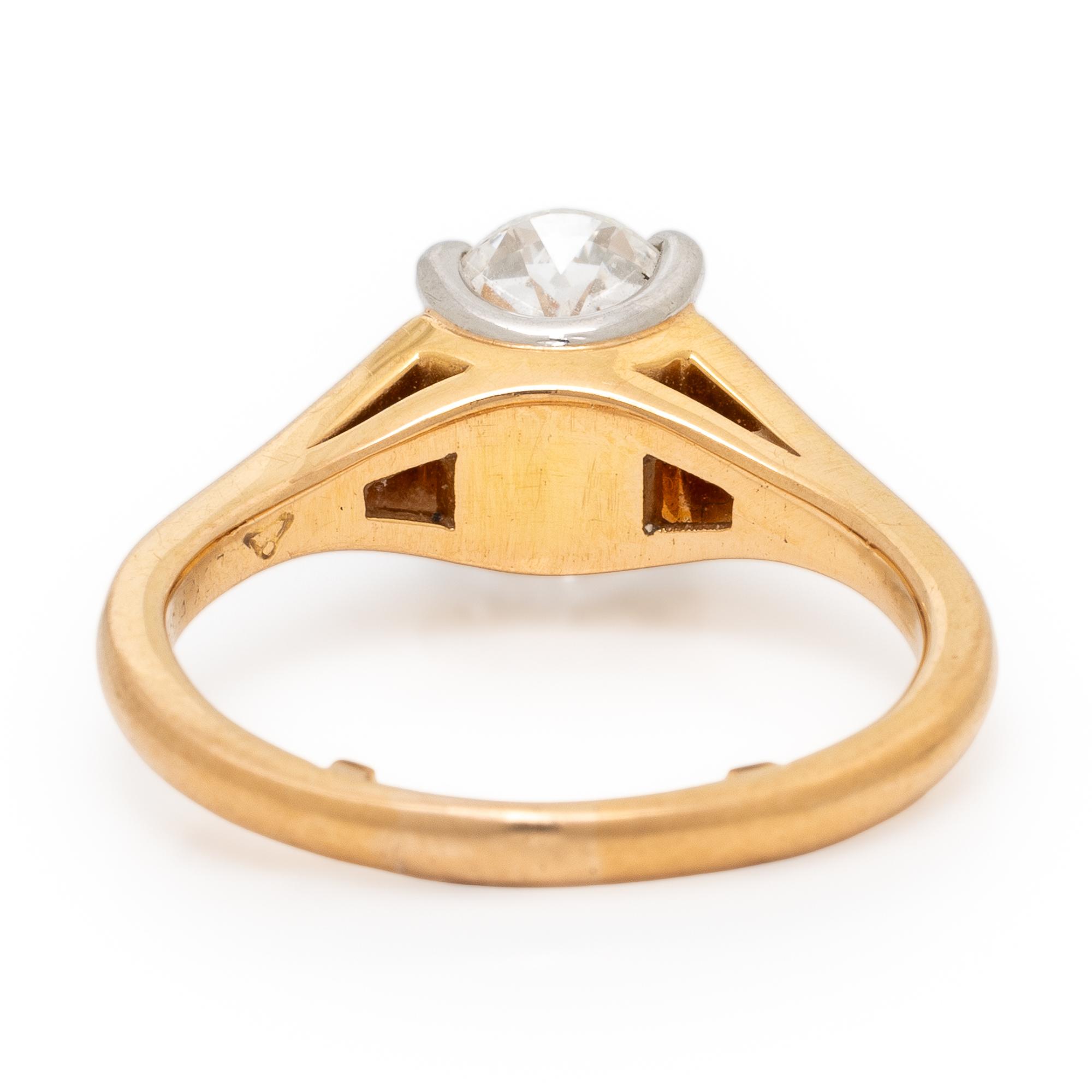 Michael Bondanza, Diamond and Yellow Gold Ring