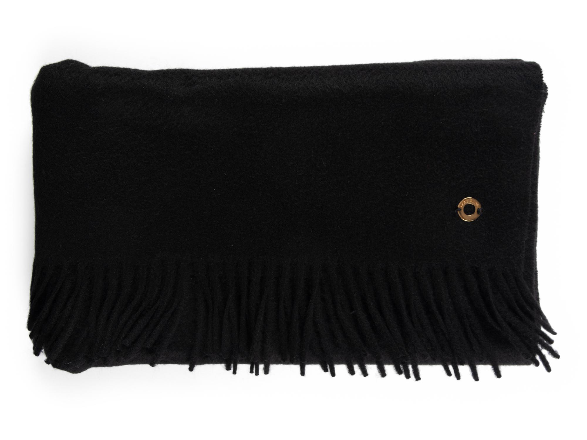 Loro Piana Black Cashmere Scarf