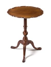 A George II Mahogany Tripod Table Height 26 x diameter of top 20 inches. — CIRCA 1755