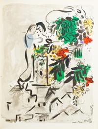 (GRAPHIC ART) Four books pertaining to Chagall, Picasso, Renoir and Miro.