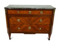 A Louis XVI Style Gilt Bronze Mounted Commode — LATE 18TH CENTURY