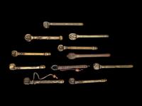 11 Japanese 'Dragon' Portable Writing Sets, Yatate