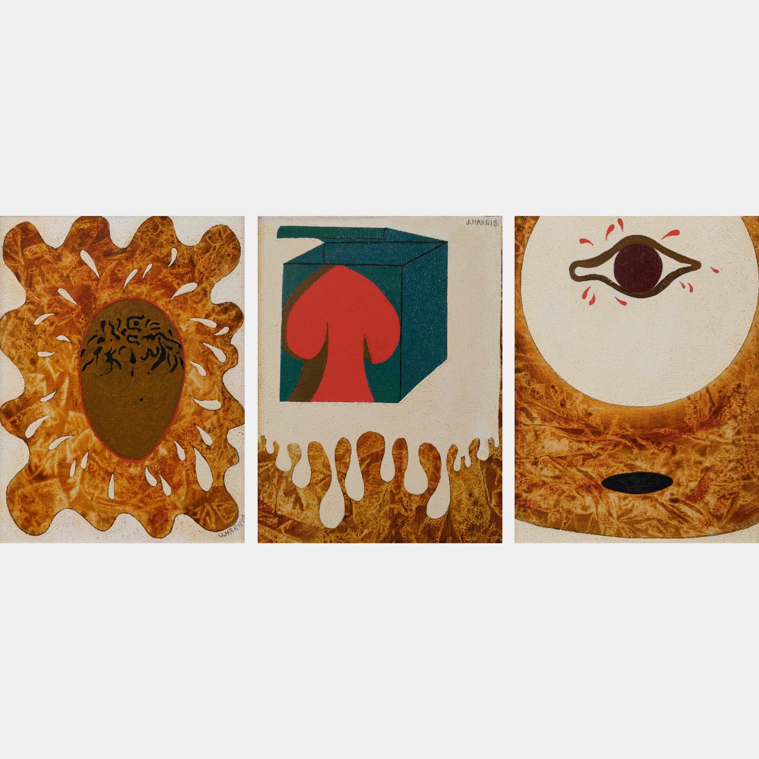 Quincy's Birth (triptych)