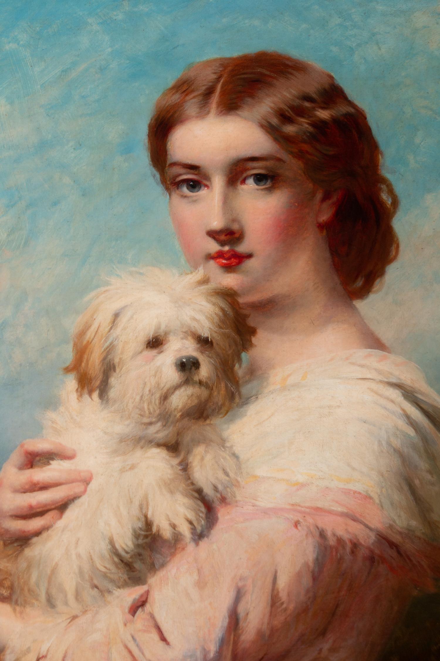 A Lady and Her Dog
