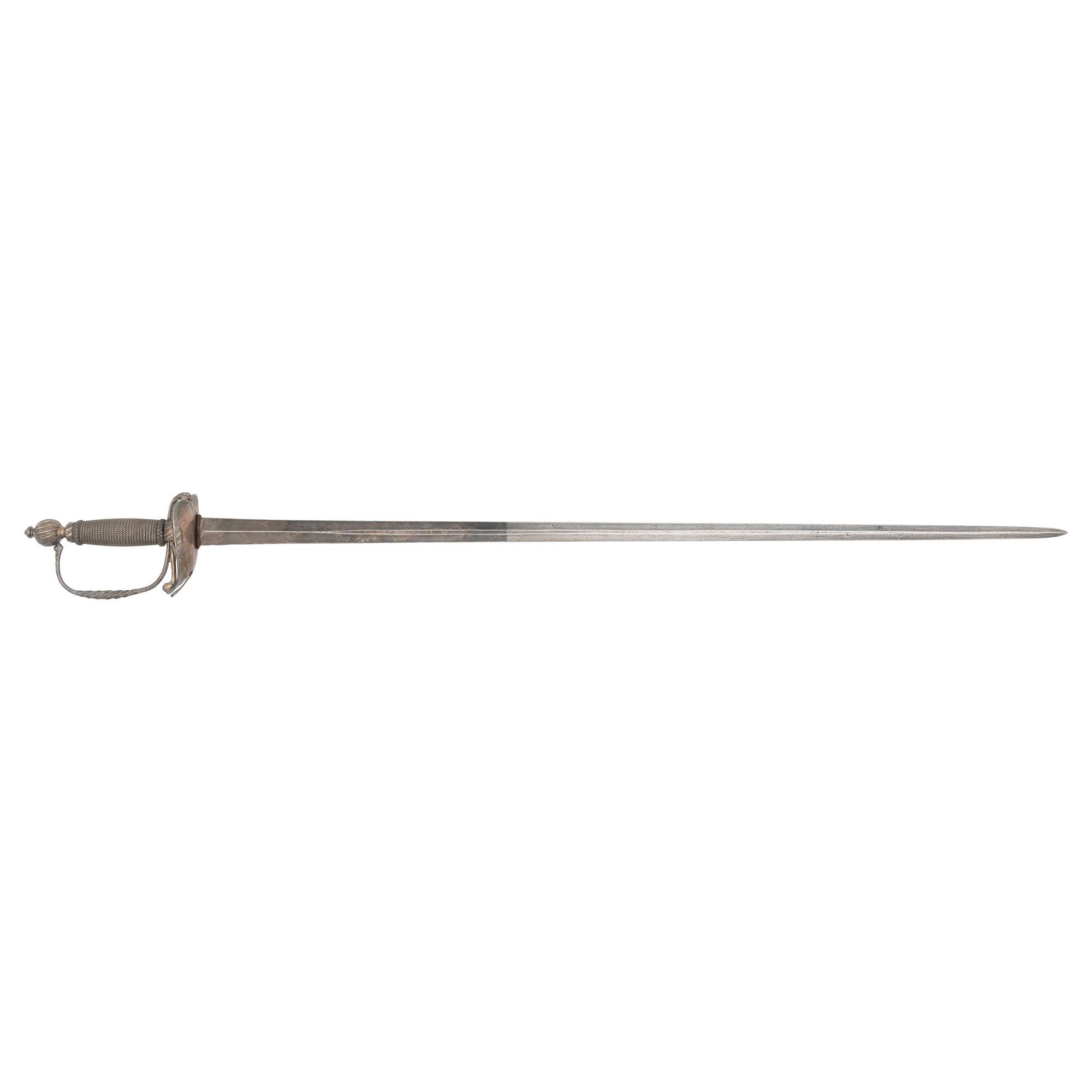English Silver Hilt Small Sword