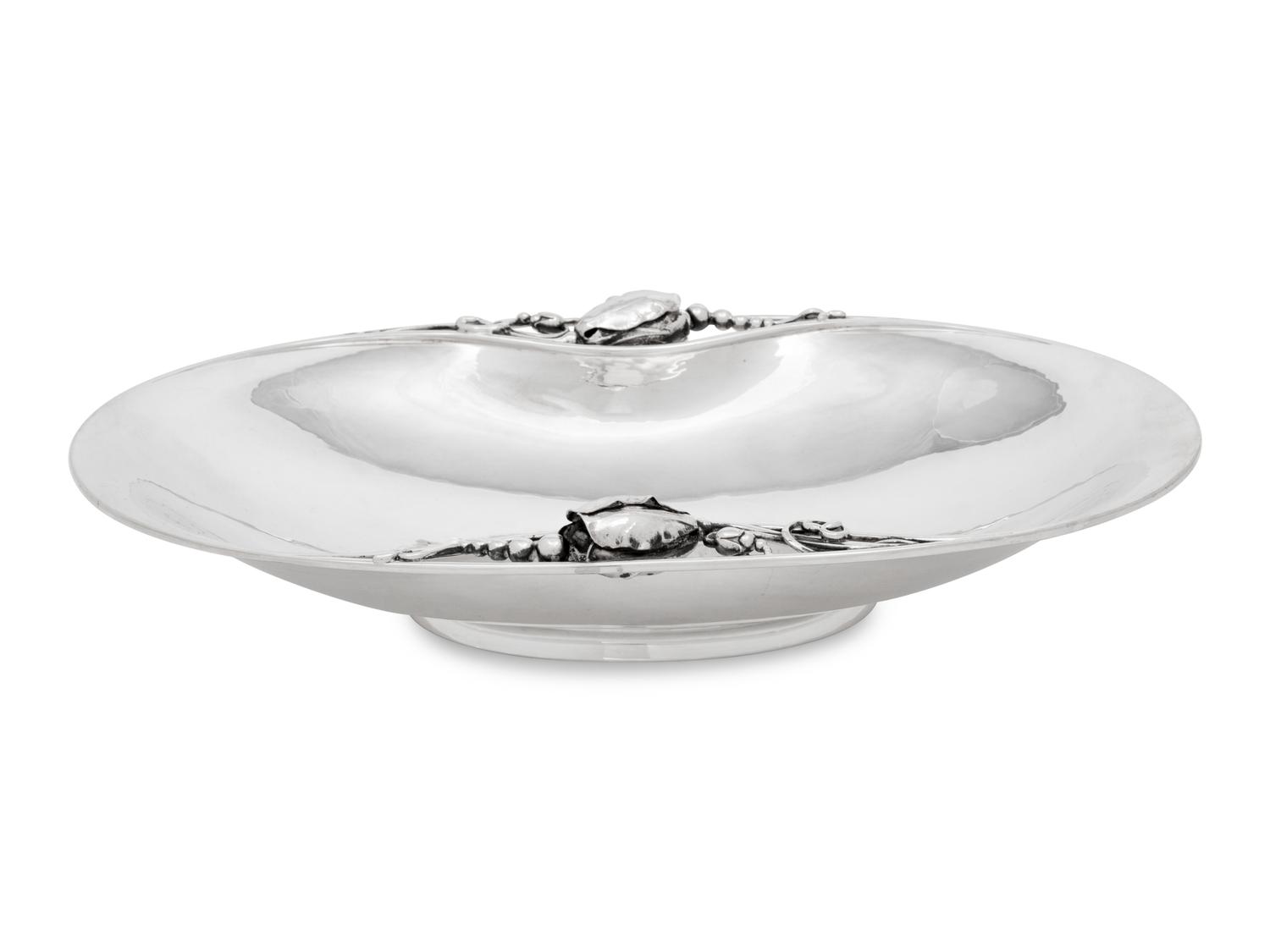 A Georg Jensen Blossom Silver Bowl