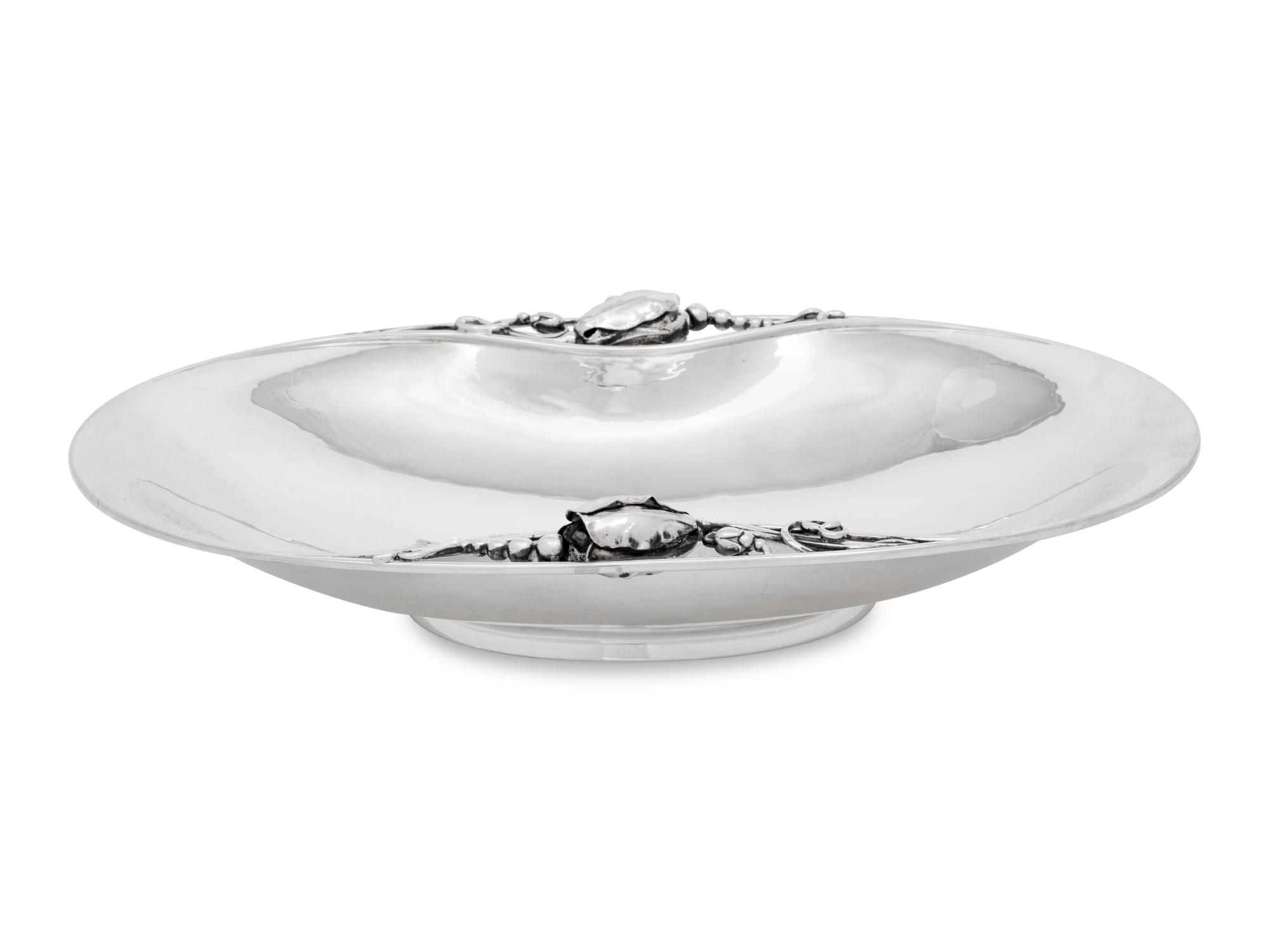 A Georg Jensen Blossom Silver Bowl