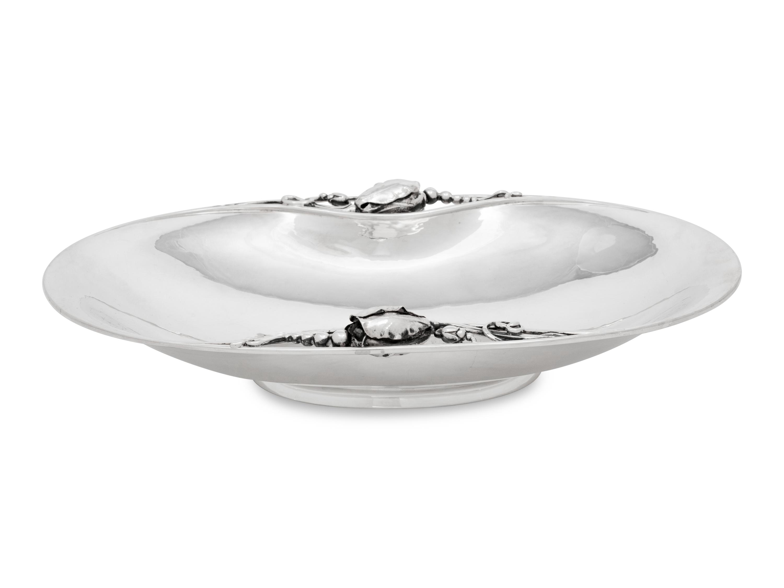 A Georg Jensen Blossom Silver Bowl