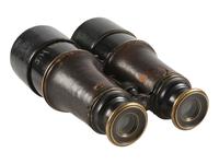 [CIVIL WAR]. Field glasses identified to Jacob H. Markel, Co. I, 50th New York Engineers.