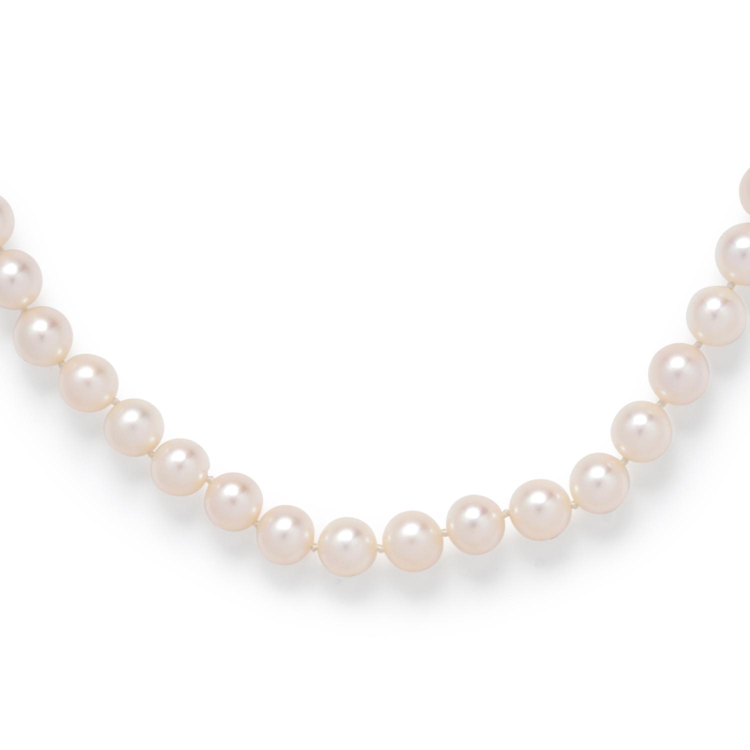 MIKIMOTO, CULTURED PEARL NECKLACE