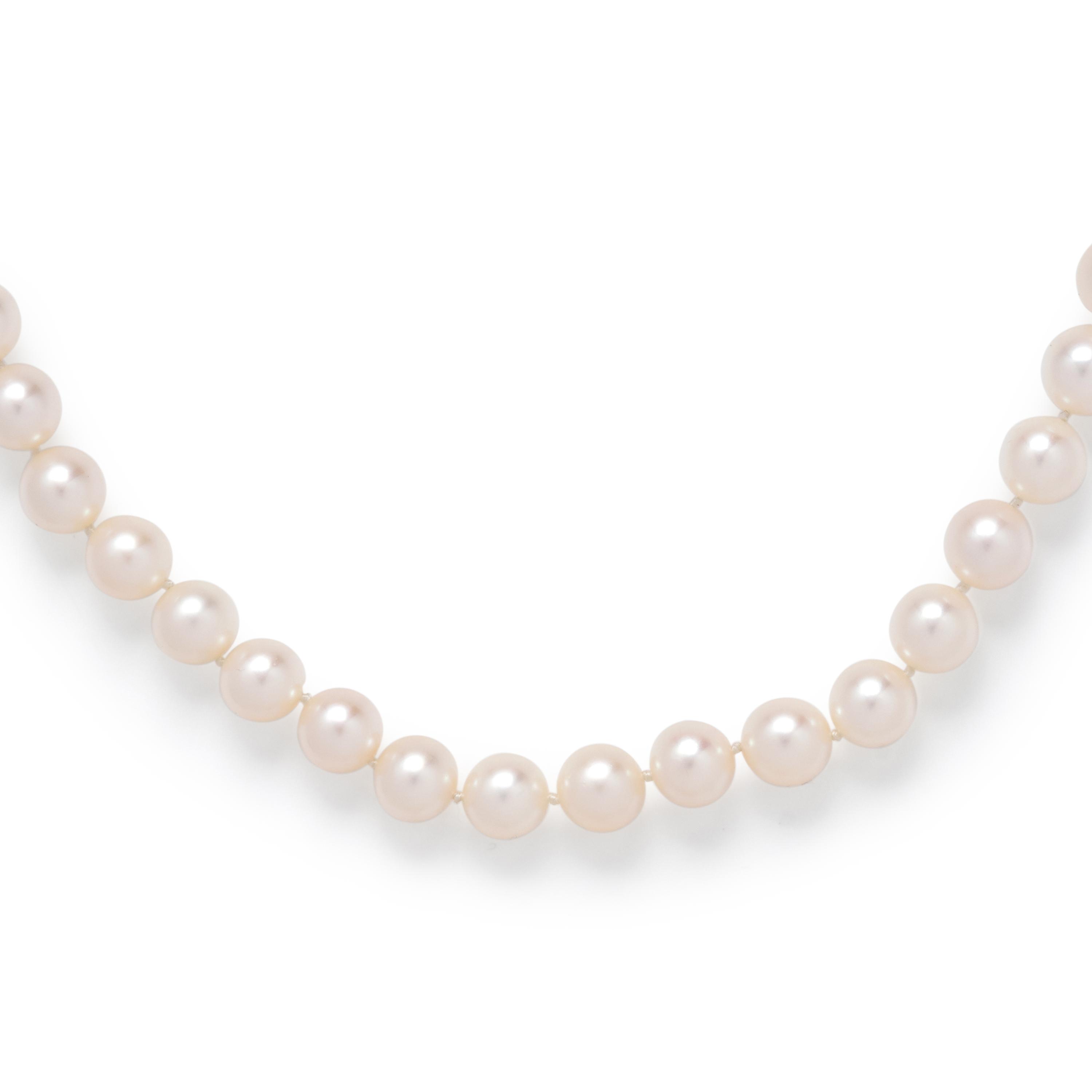 MIKIMOTO, CULTURED PEARL NECKLACE