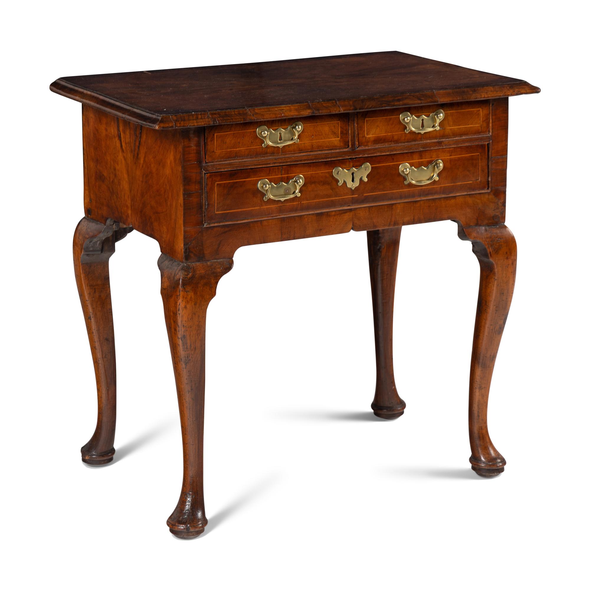 A George II Walnut Dressing Table